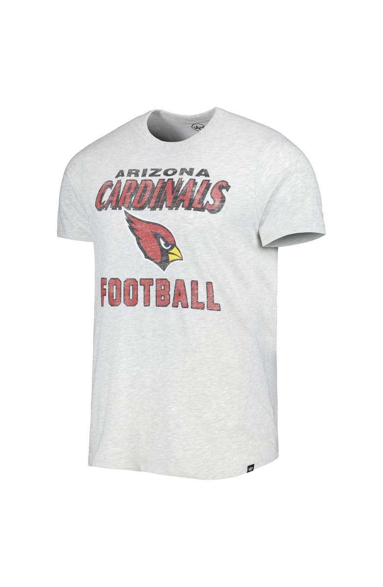 '47 Men's '47 Heathered Gray Arizona Cardinals Dozer Franklin Lightweight T-Shirt, Alternate, color, Gray