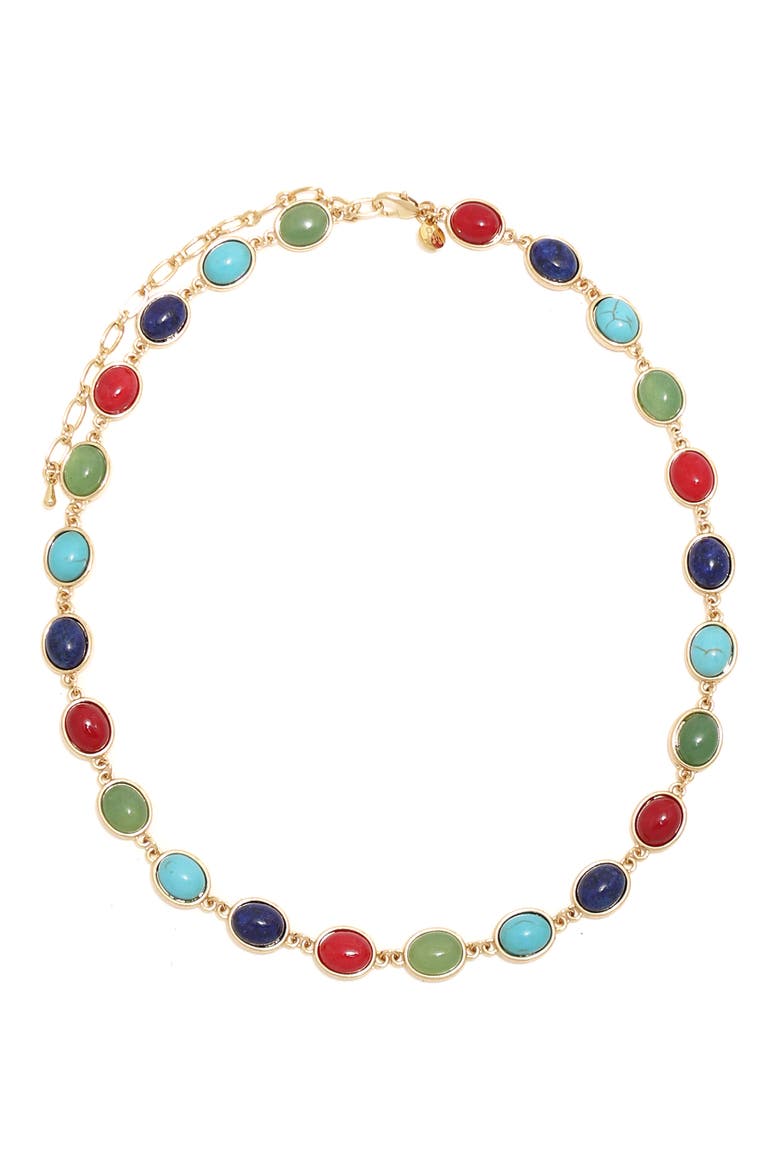 Long Bari Necklace, Main, color, MULTI