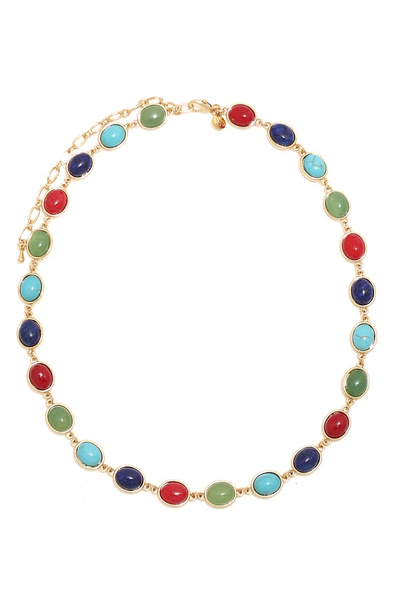 Petit Moments Long Bari Necklace, Main, color, Multi
