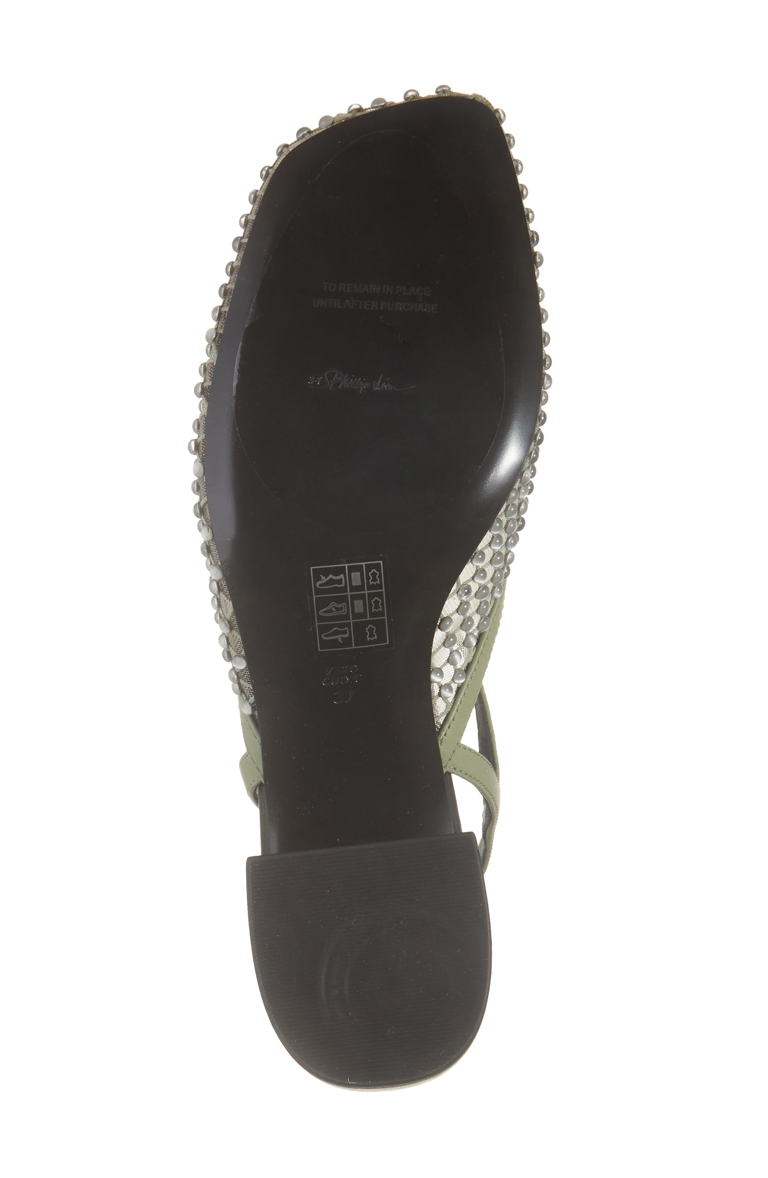 Embellished Ankle Strap Pump, Alternate, color, SAGE