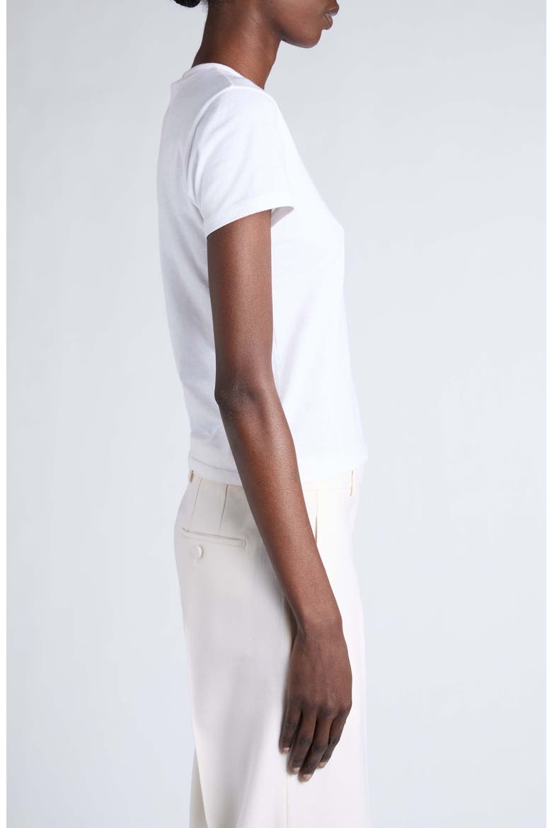 Cotton Jersey Boyfriend T-Shirt, Alternate, color, WHITE