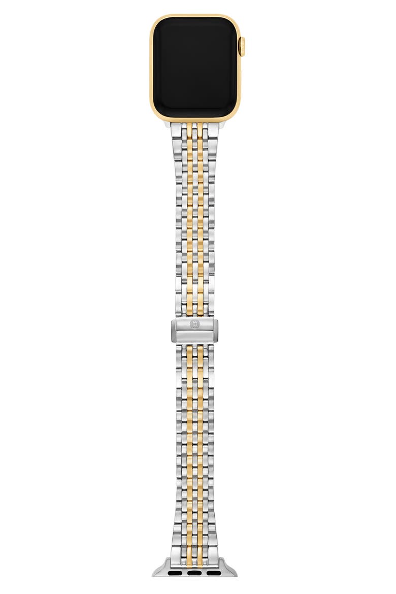 Tapered Apple Watch® Bracelet Watchband, Alternate, color, TWO TONE