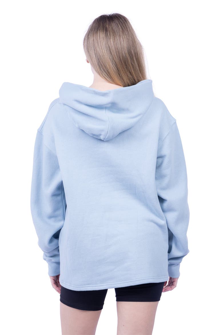 Juno Organic Cotton Oversized Heavyweight Hoodie Sweatshirt, Alternate, color, Italian Plum