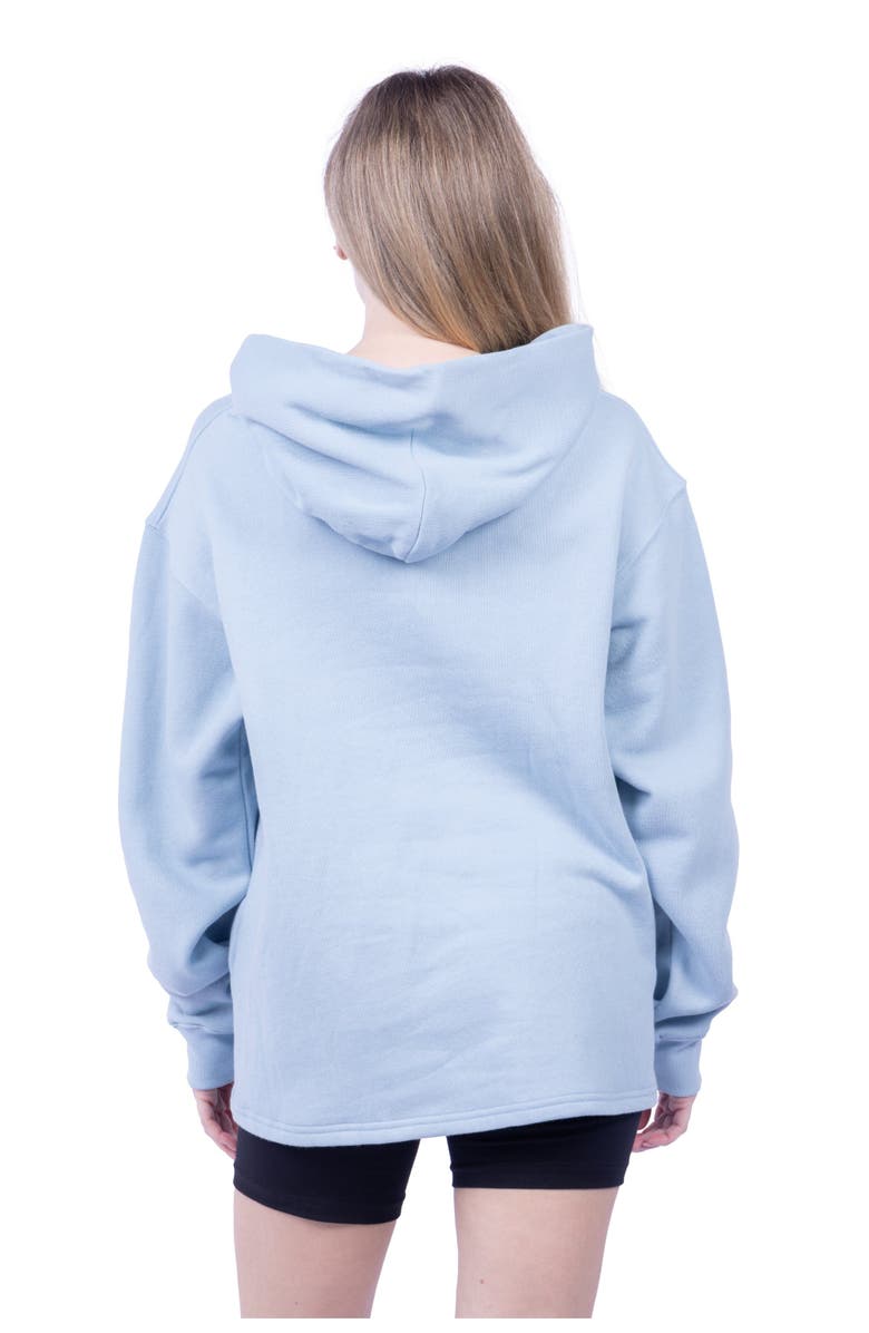 Lezat Juno Organic Cotton Oversized Heavyweight Hoodie Sweatshirt, Alternate, color, Winter Sky