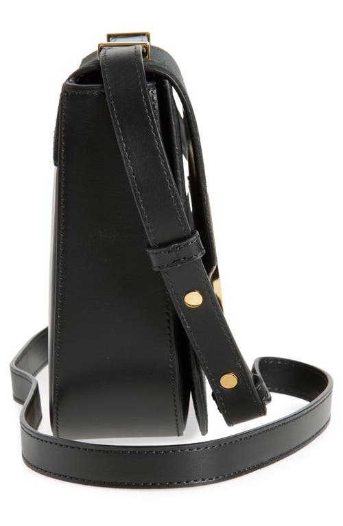 Demellier Vancouver Leather Crossbody Bag In Black