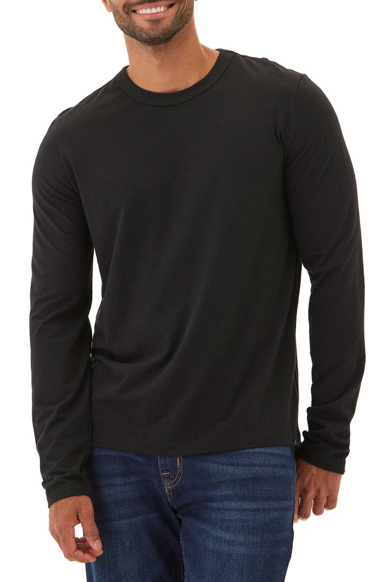 Threads 4 Thought Tucker Long Sleeve T-Shirt, Main, color, Black