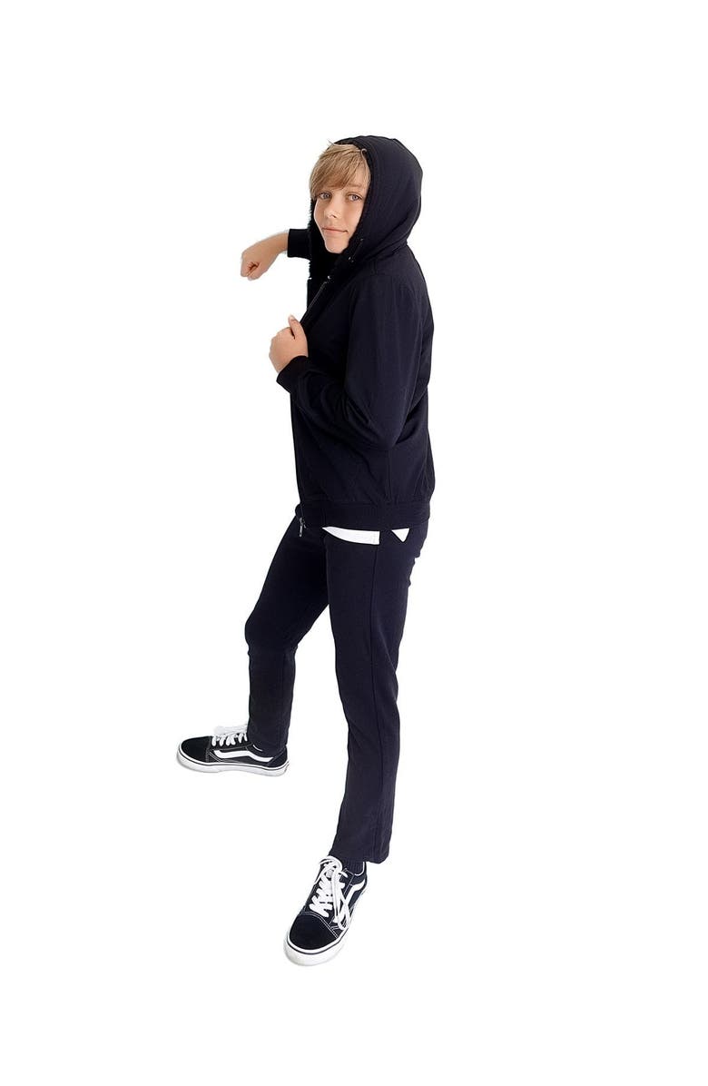 MeMoi Zip-Up Hoodie with Faux Fur Lining, Alternate, color, 