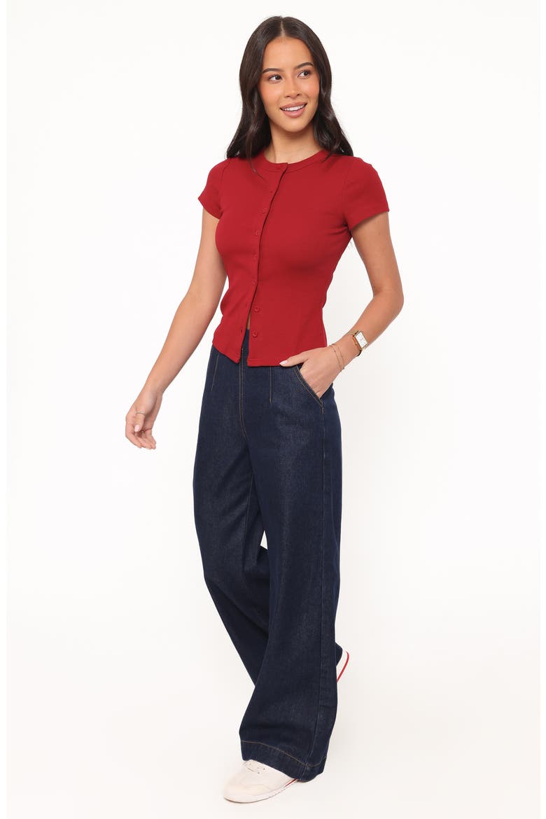 Evandra High Waist Straight Leg Jeans, Alternate, color, INDIGO