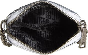 Micro Kensington Metallic Faux Leather Camera Bag