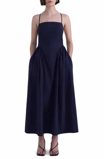 Sadee Cotton Poplin Midi Dress