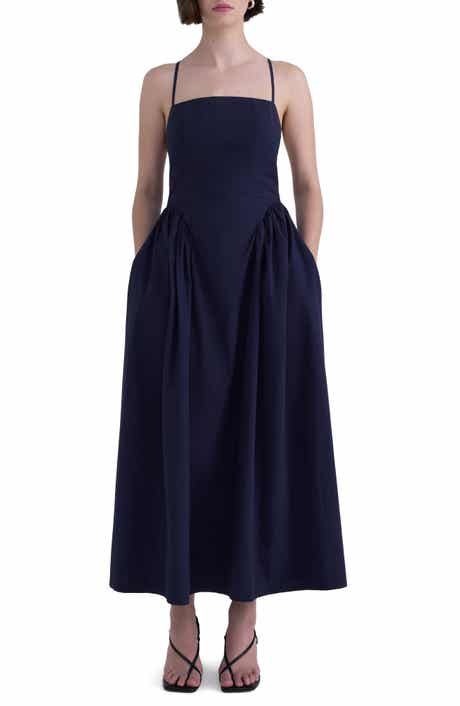 Sadee Cotton Poplin Midi Dress