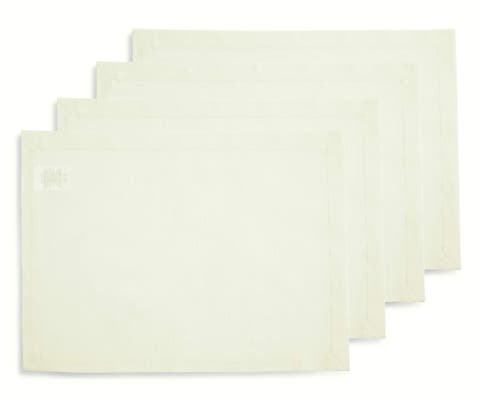 Cotton Linen Placemats - Dru, 14" x 19" Inch
