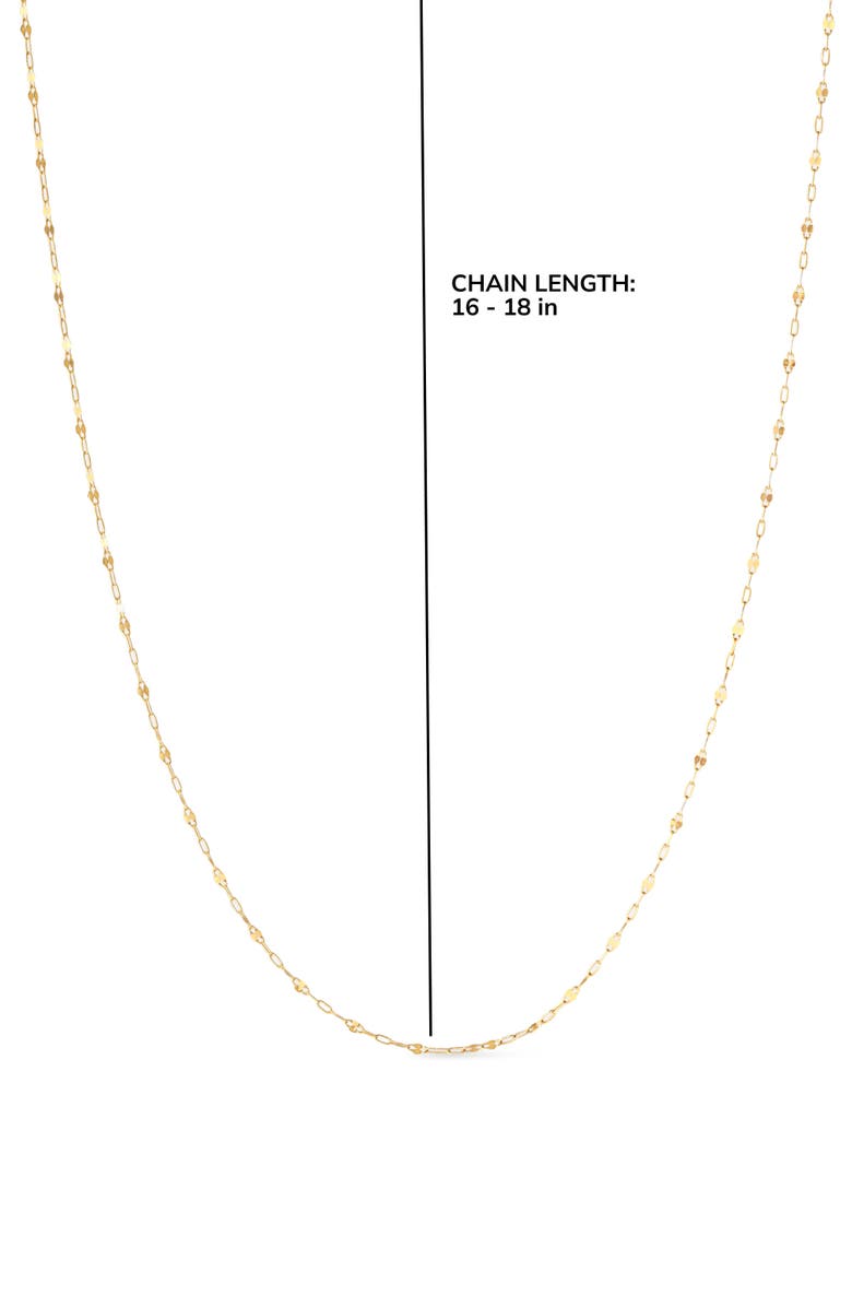 Ana Luisa Solid Yellow Gold - Sparkle Link Chain Necklace, Alternate, color, Gold