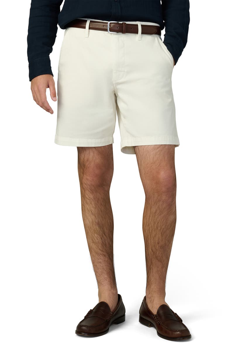 Joe's Palmer Stretch Twill Shorts, Main, color, Chalk