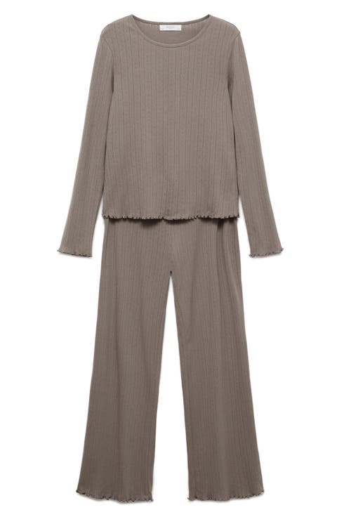 Pointelle Cotton Pajamas