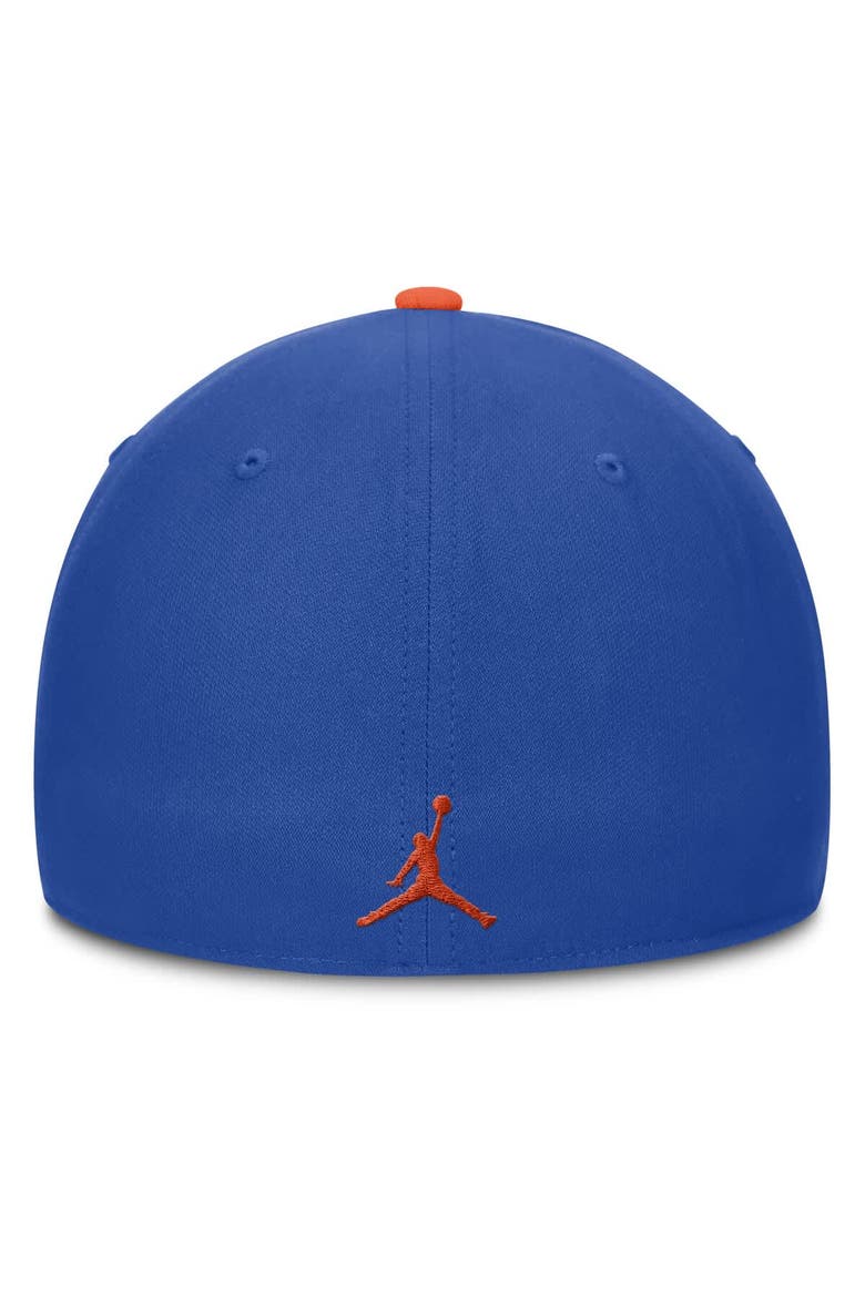 Men's Jordan Brand Orange/Royal Florida Gators 2025 Sideline Rise Local Performance Flex Hat, Alternate, color, Orange