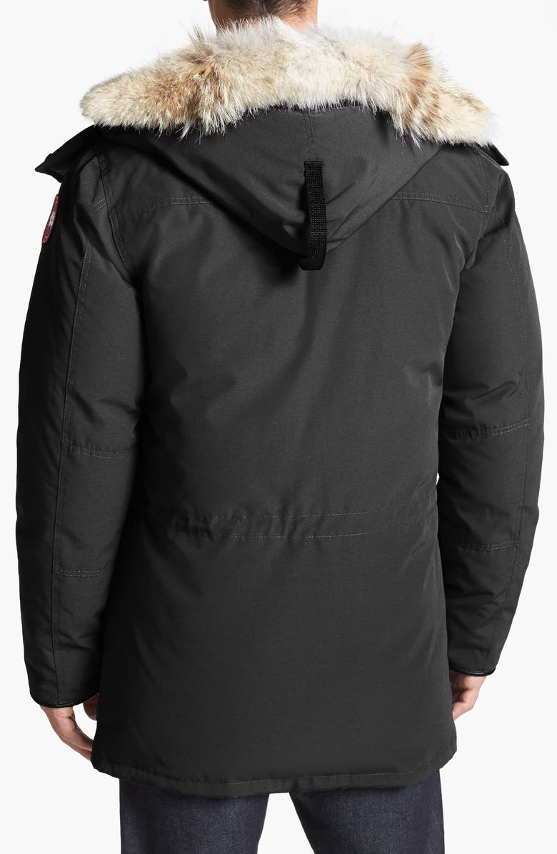 Canada Goose 'Banff' Slim Fit Parka with Genuine Coyote Fur Trim, Alternate, color, 