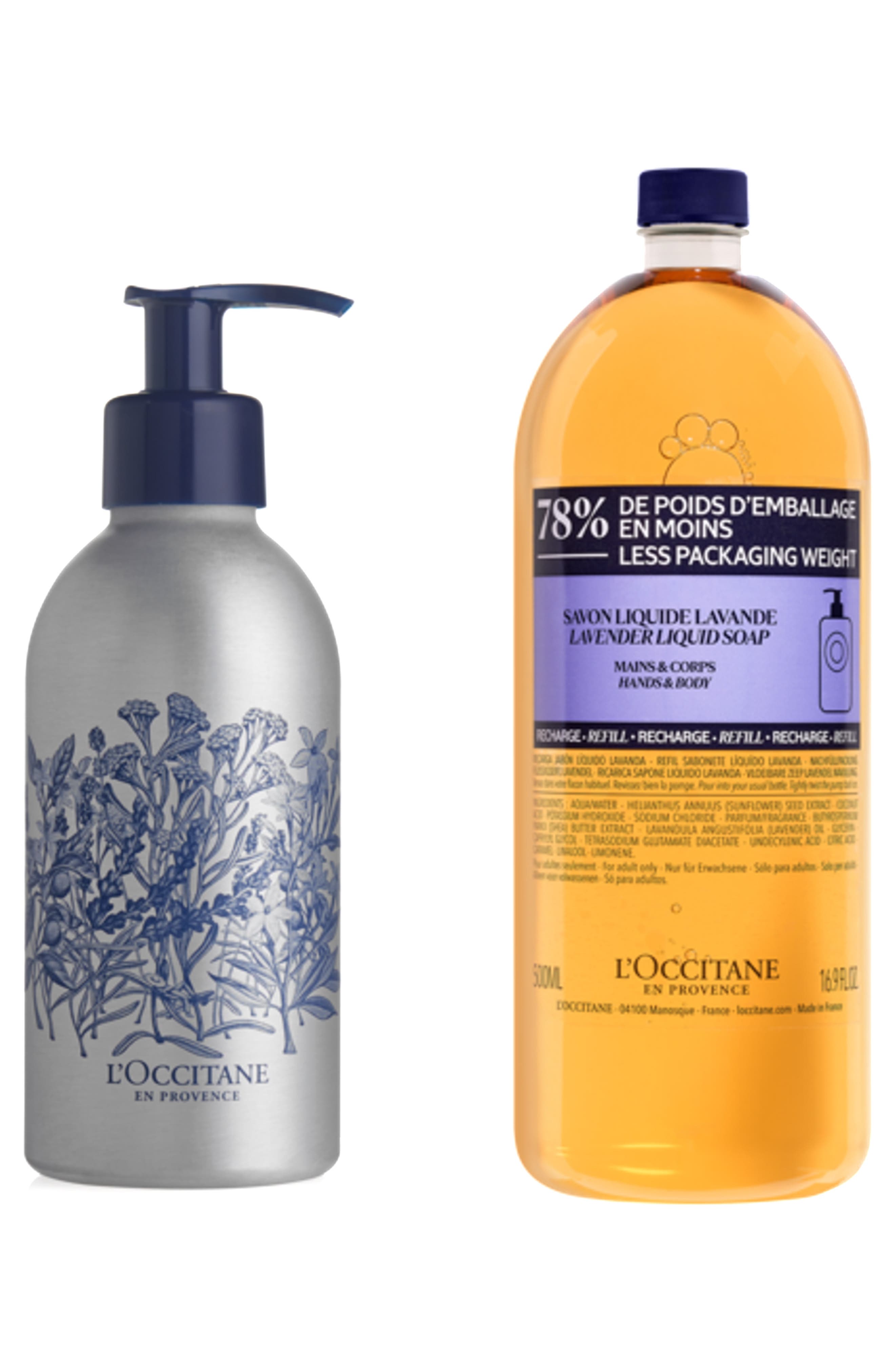 Shea Lavender Liquid Soap Refill Set