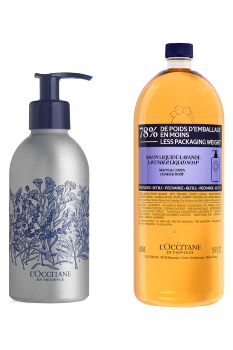 Shea Lavender Liquid Soap Refill Set, Main, color, NO COLOR