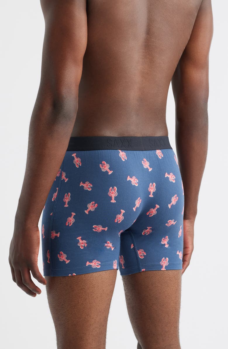 SAXX Assorted 2-Pack Ultra Super Soft Boxer Briefs, Alternate, color, Lobster Boil/ Mini Stripe