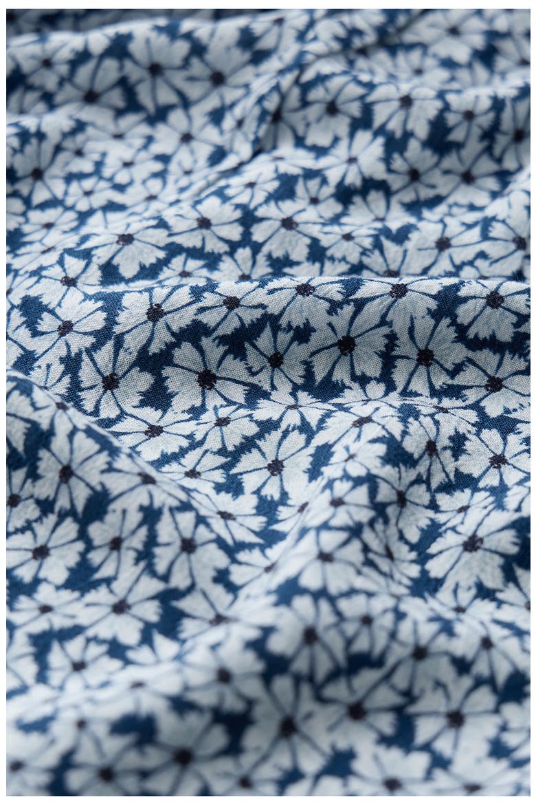 Willow Path Floral Print Popover Top, Alternate, color, BUNCHED CORNFLOWERS