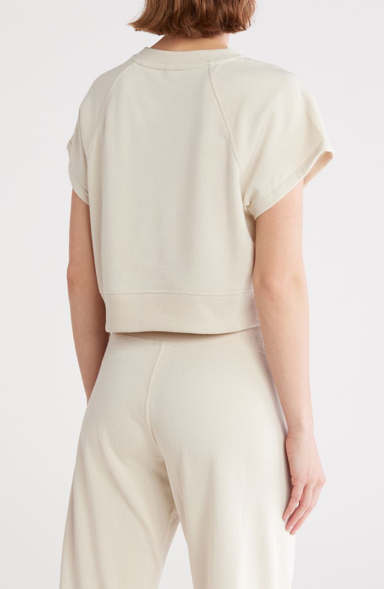 DKNY Short Sleeve Top, Alternate, color, Light City Khaki