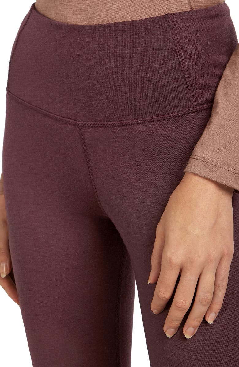 Icebreaker 200 Oasis High Waist Leggings, Alternate, color, Java