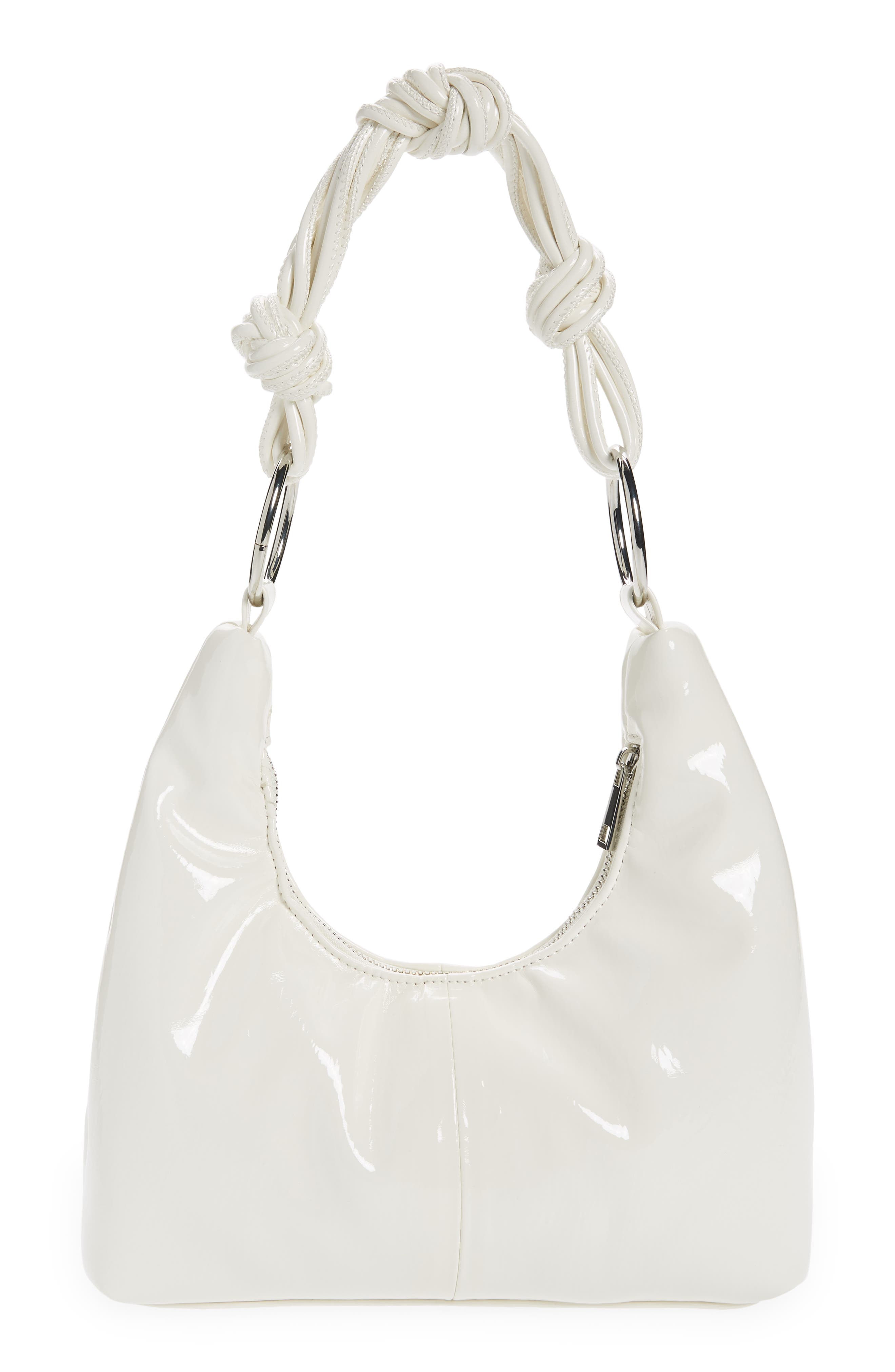 Topshop Weave String Grab Shoulder Bag, Alternate, color, 