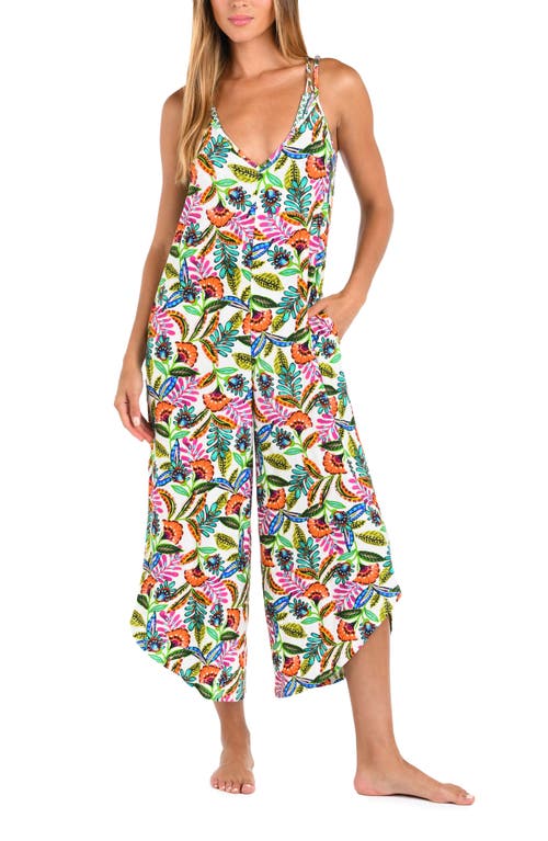 Sunshine 79 Jungle Crop Wide Leg Cover-up Jumpsuit