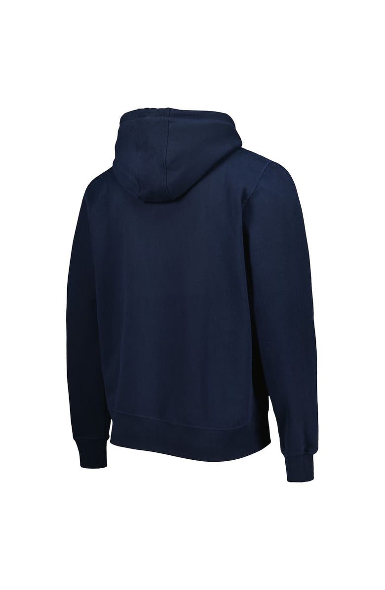 New Era Men's New Era College Navy Seattle Seahawks Ink Dye Pullover Hoodie, Alternate, color,