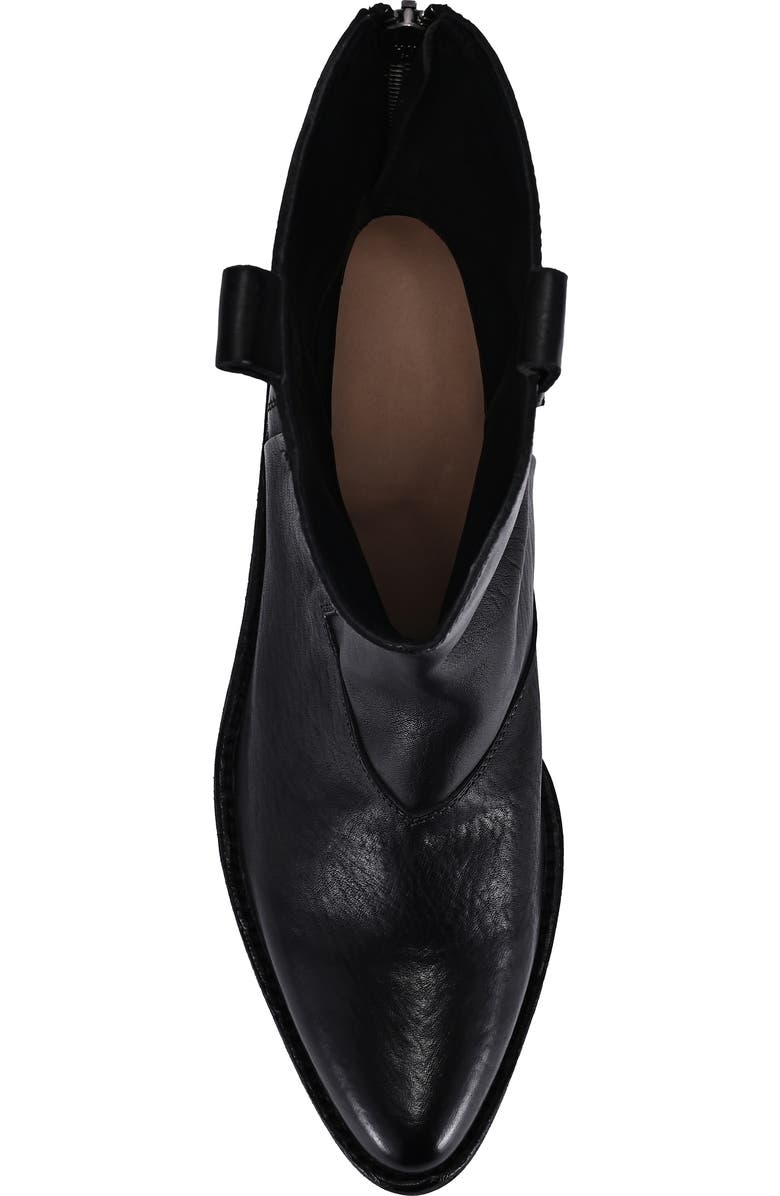 OLD TREND Vintage Genuine Leather Western Inspired Mid Shaft Boot, Alternate, color, Black