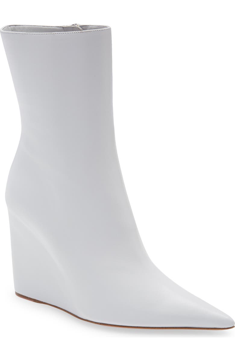 Amina Muaddi Pernille Pointed Toe Wedge Bootie, Main, color,