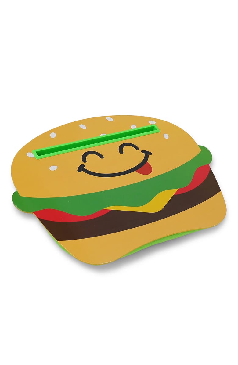 Good Banana Cheeseburger Lap Desk with Built in Tablet Holder, Alternate, color, Multicolored