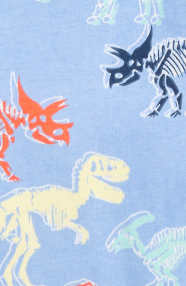 Nordstrom Kids' Glow in the Dark Fitted Two-Piece Short Pajamas, Alternate, color, 