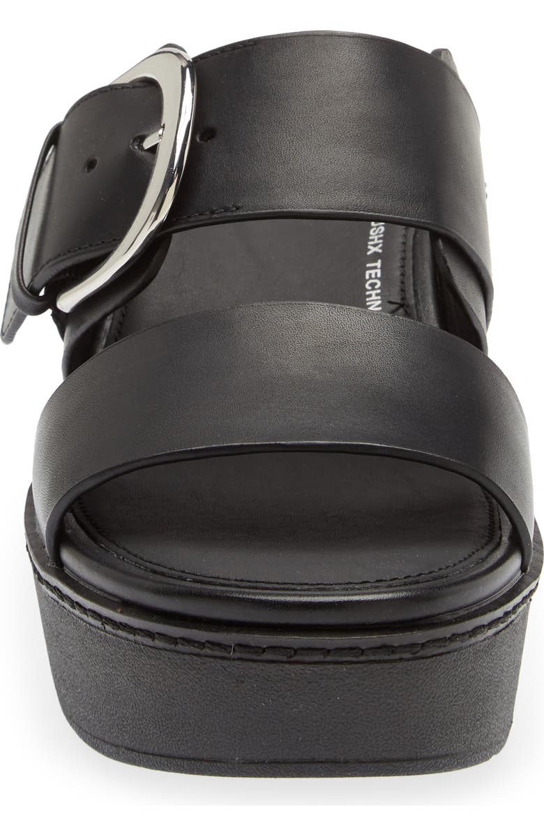 FitFlop Pilar Leather Platform Sandal, Alternate, color,