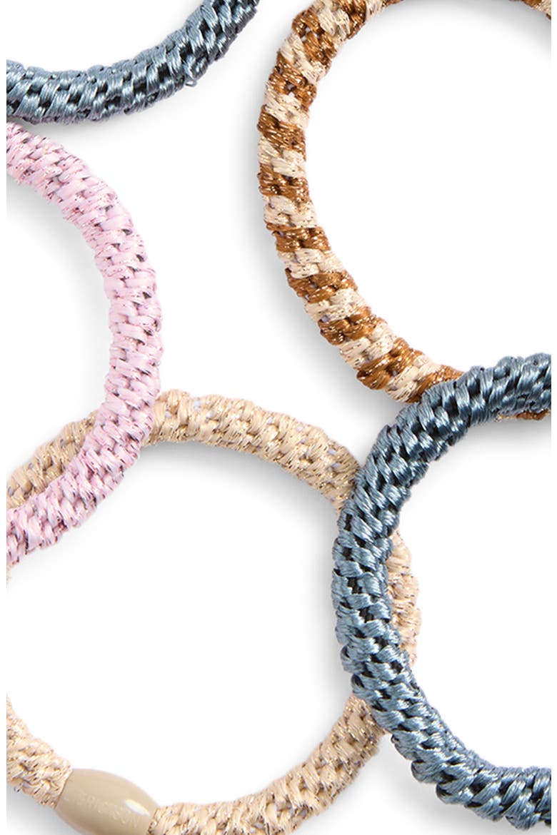 Grab & Go 15-Pack Braided Ponytail Holders, Alternate, color, BALLERINA