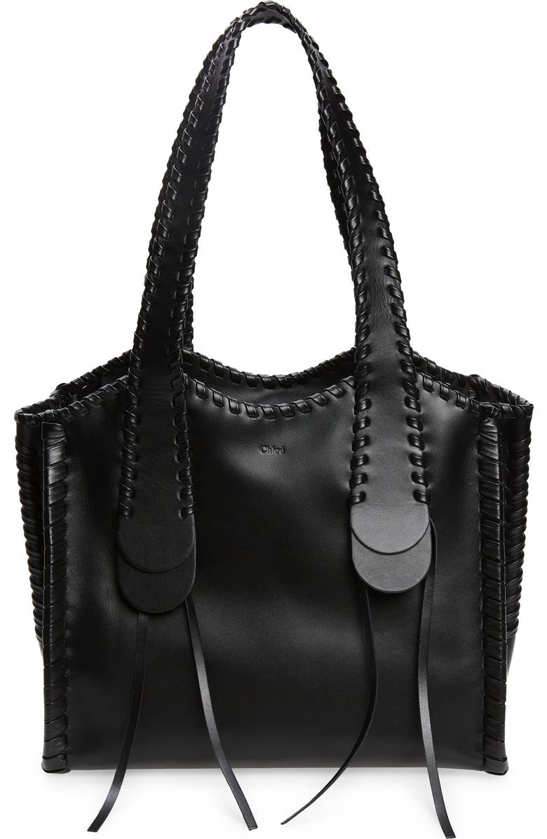 Chloé Medium Mony Leather Tote, Main, color,