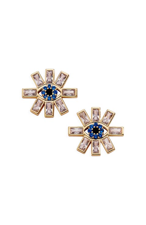 Evil Eye Statement Stud