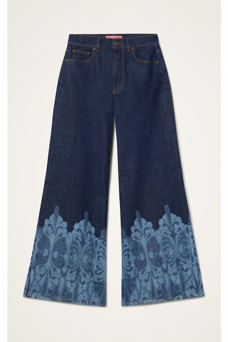 The Cropped Flare Jeans, Alternate, color, Cocoon Placée Indigo