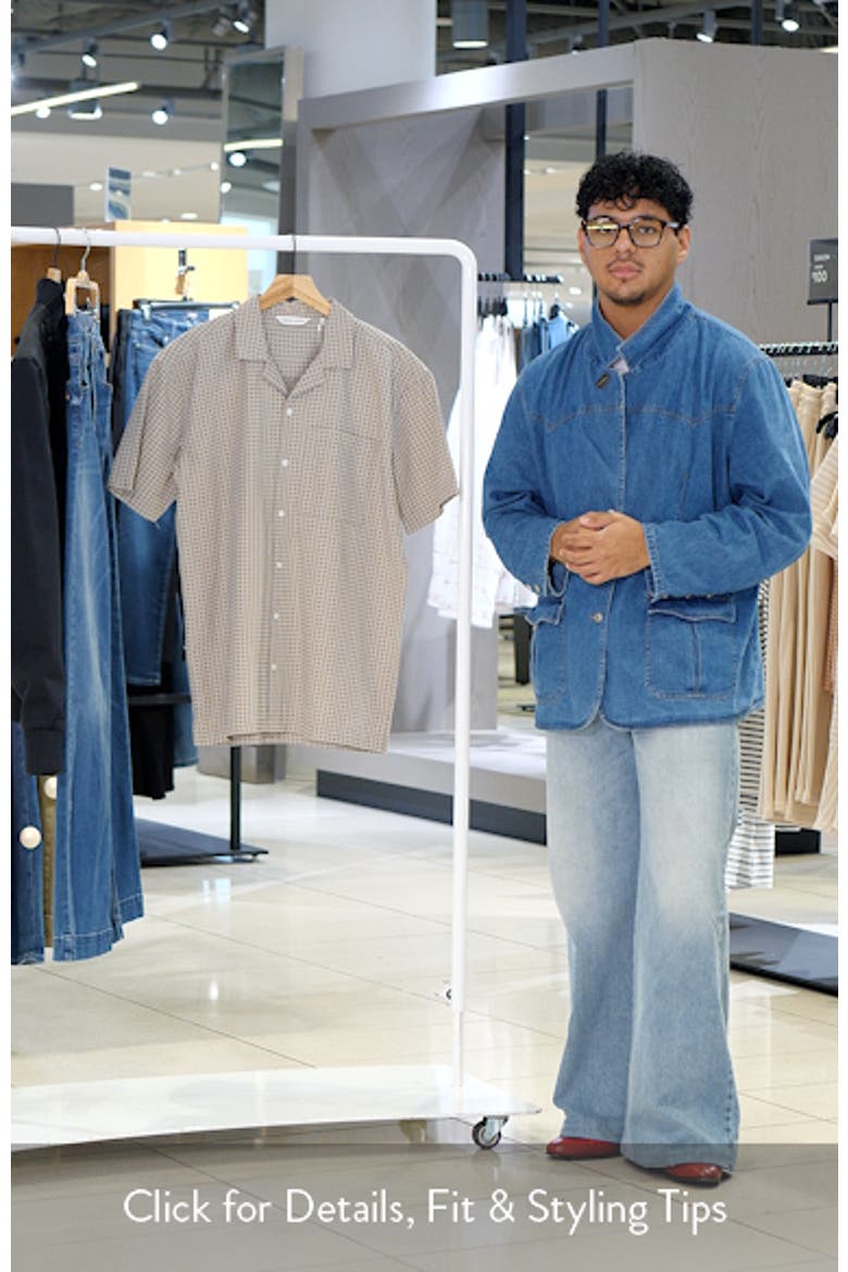 Short Sleeve Cotton Button-Up Shirt video