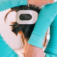 TELETIES Large Flat Round Hair Clip