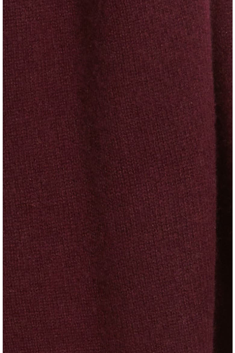 Cashmere Scarf, Alternate, color, BURGUNDY FIELD