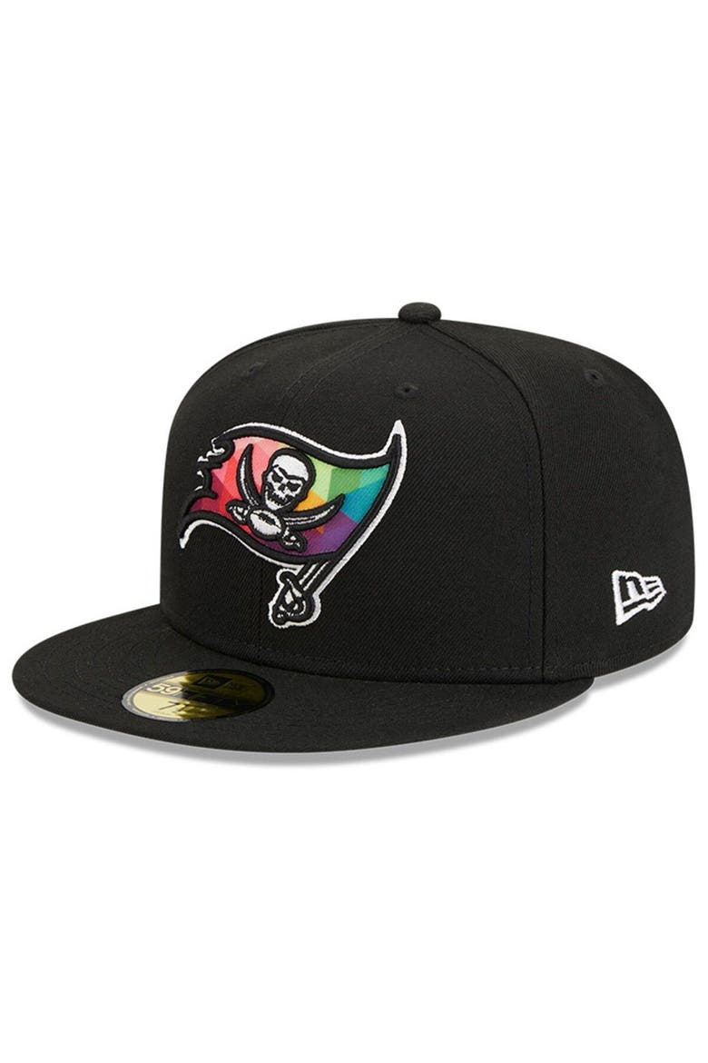 Men's New Era  Black Tampa Bay Buccaneers 2023 NFL Crucial Catch 59FIFTY Fitted Hat, Main, color, Black