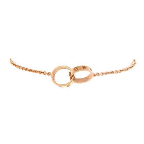 Love Interlocking Bracelet 18K Rose Gold