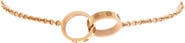 Pre-Owned Cartier Love Interlocking Bracelet 18K Rose Gold