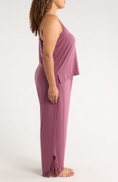 Nordstrom Moonlight Eco Lace Trim Pajamas In Purple
