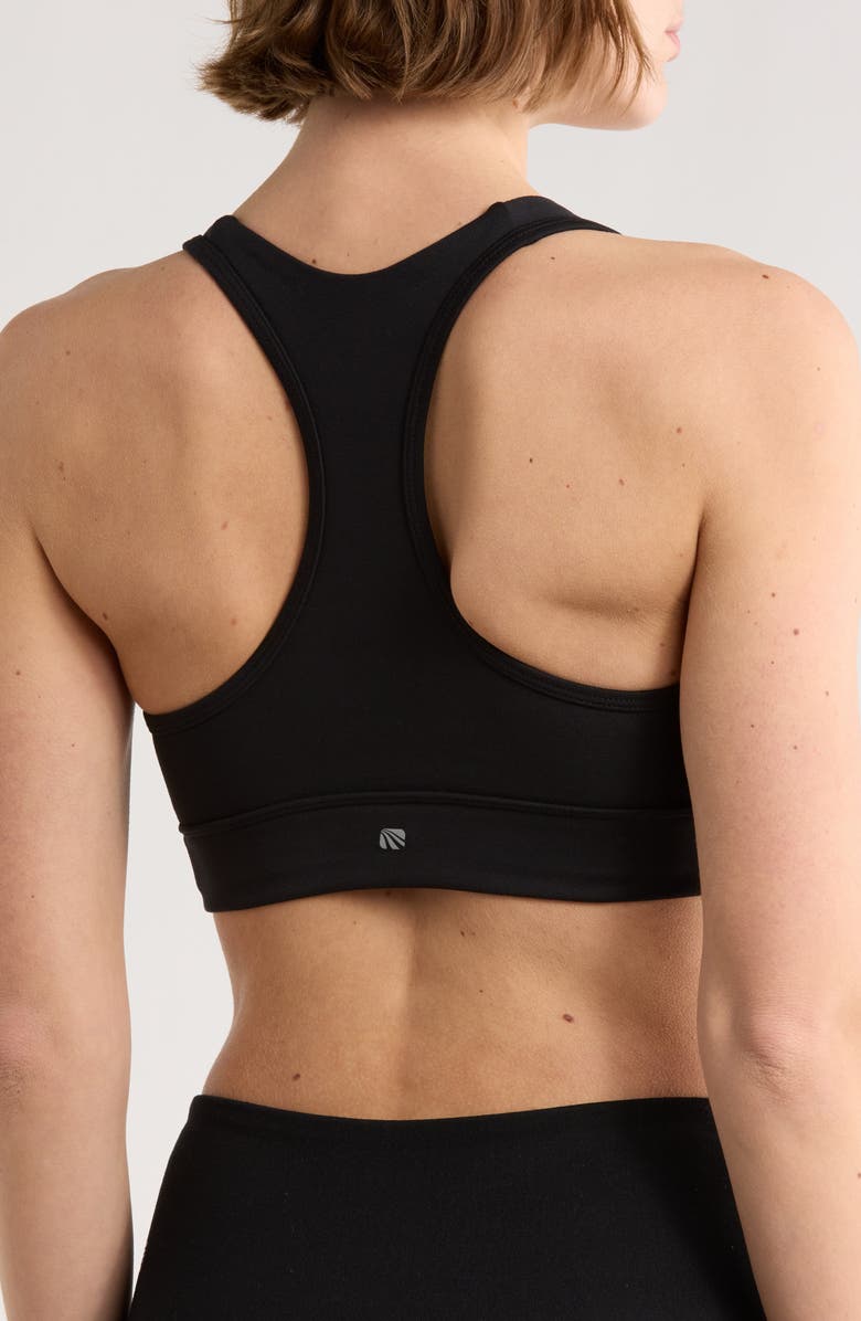 MARIKA Rubina Racerback Sports Bra, Alternate, color, Black