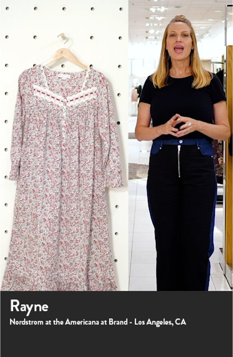 Cotton Lawn Long Sleeve Ballet Nightgown, sales video thumbnail