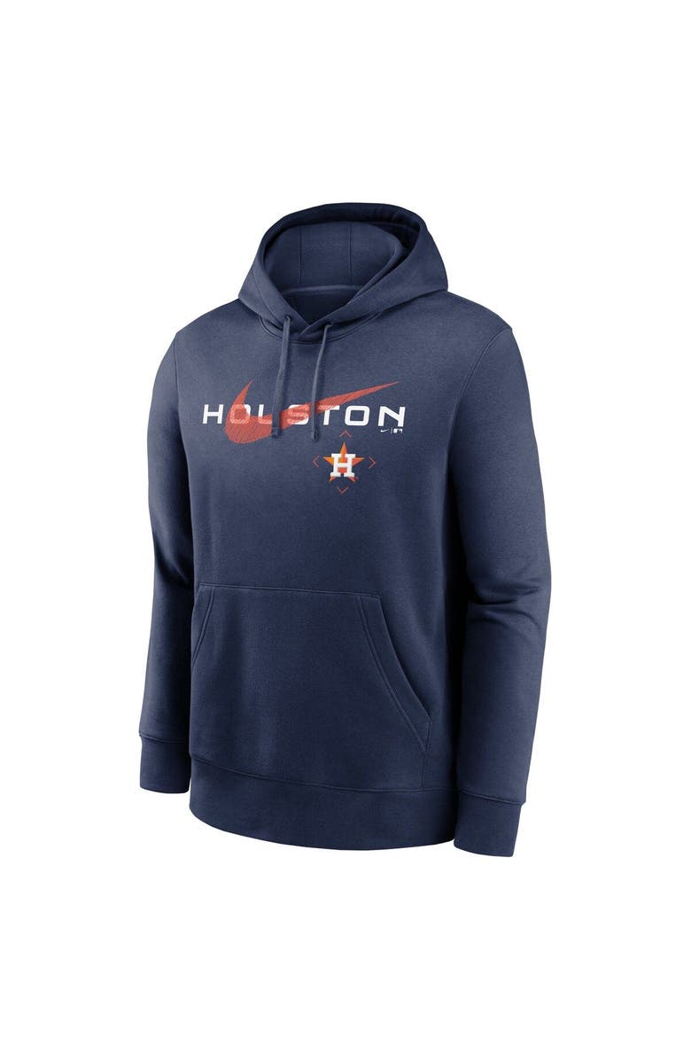 Nike Men's Nike Navy Houston Astros Swoosh NeighborHOOD Pullover Hoodie, Alternate, color, Navy