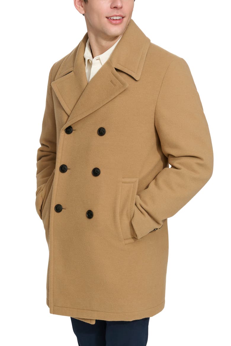 Double Breasted Walking Coat, Alternate, color, TAN